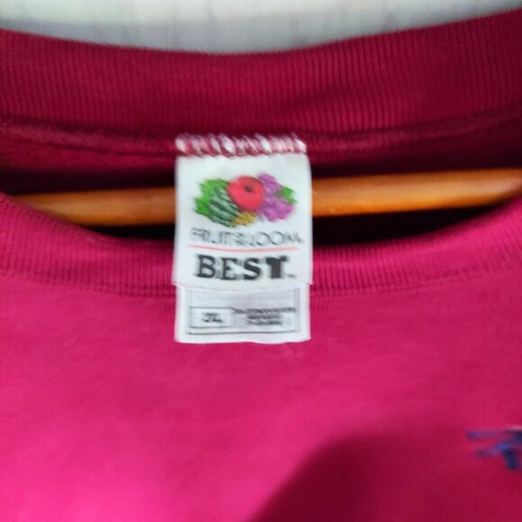 Vintage 80's Riviera Hotel Casino Red Crewneck Sweatshirt  Size XXL - Picture 4 of 4